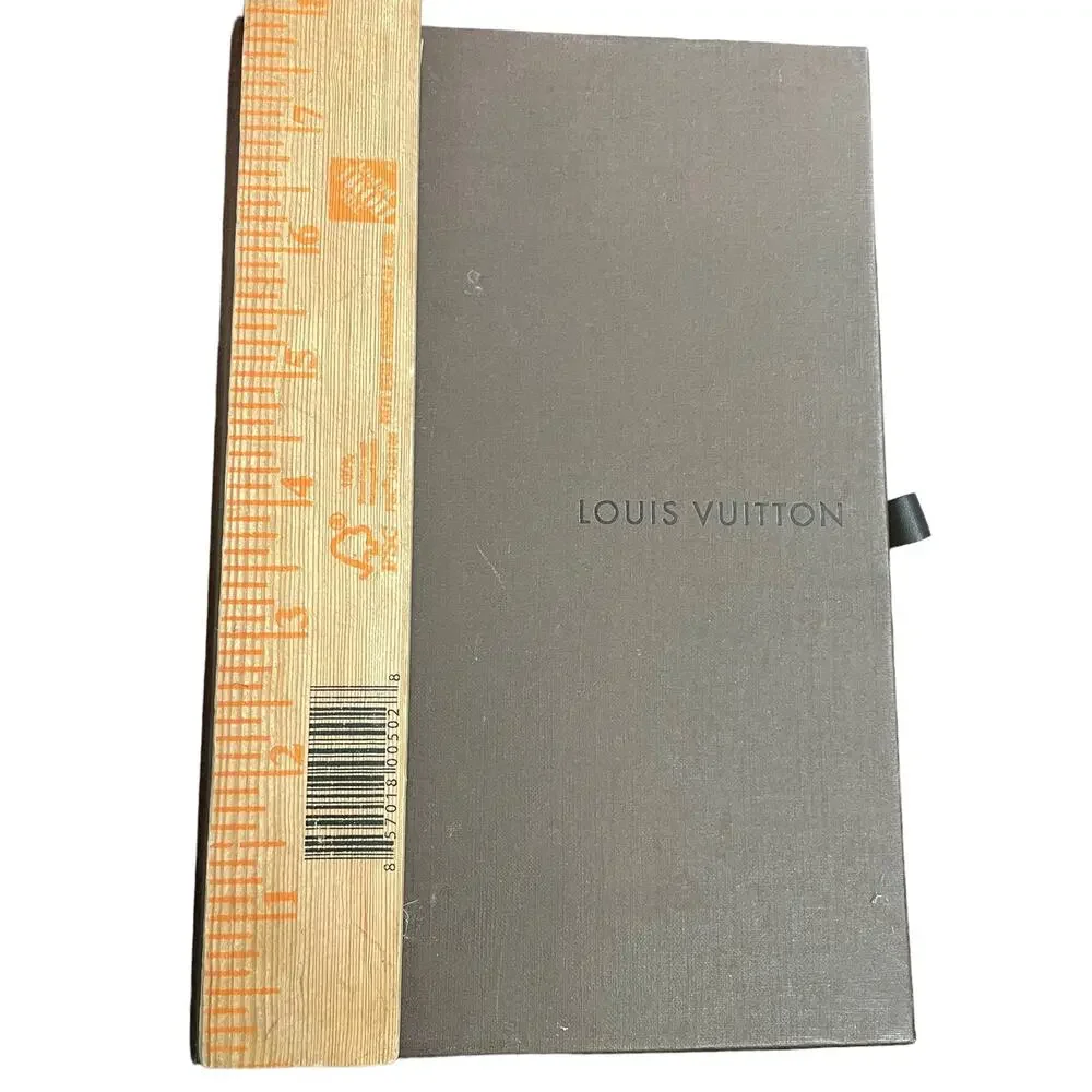 Louis Vuitton Gift Box Storage Drawer Style Slide Out Brown Small Authentic 8